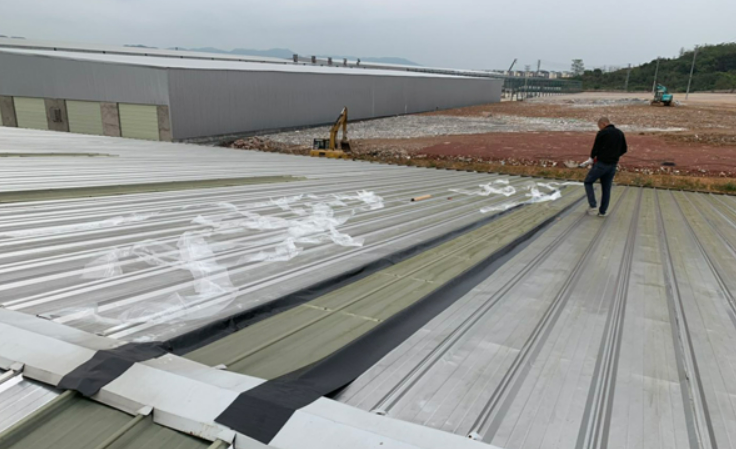 当涂厂房屋面防水维修案例